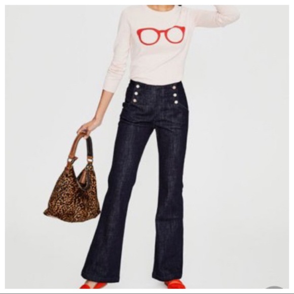 ✨LAST ONE✨BOHO CHIC WIDE LEG JEANS SAILOR PANTS - Picture 11 of 14